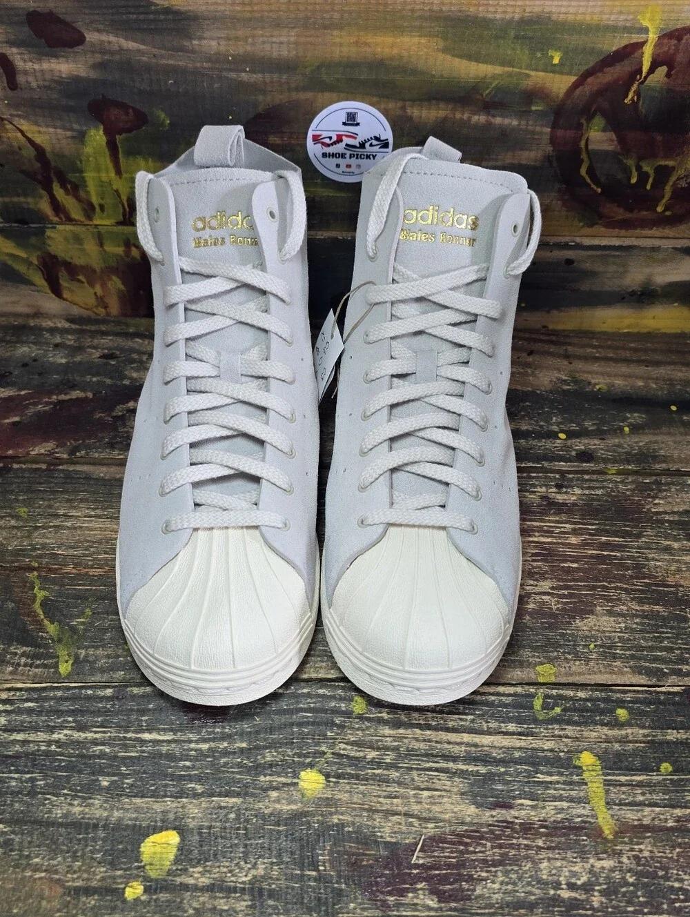 adidas Wales Bonner x Superstar High Mist Stone - JQ7633 Men’s Size 10.5 New